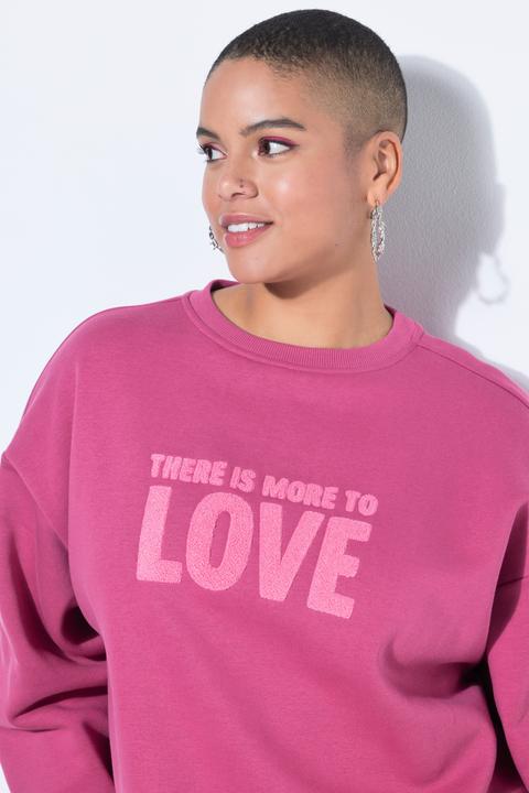 Produktbild Studio Untold Sweatshirt, Oversize Shape, Frottee Statement LOVE (54, 56)