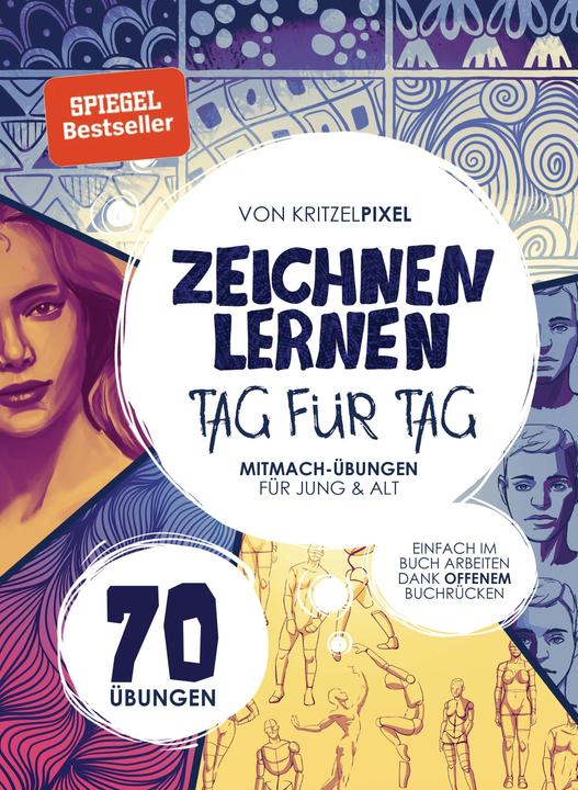 Zeichnen lernen Tag für Tag (Deutsch, KritzelPixel, 2021)