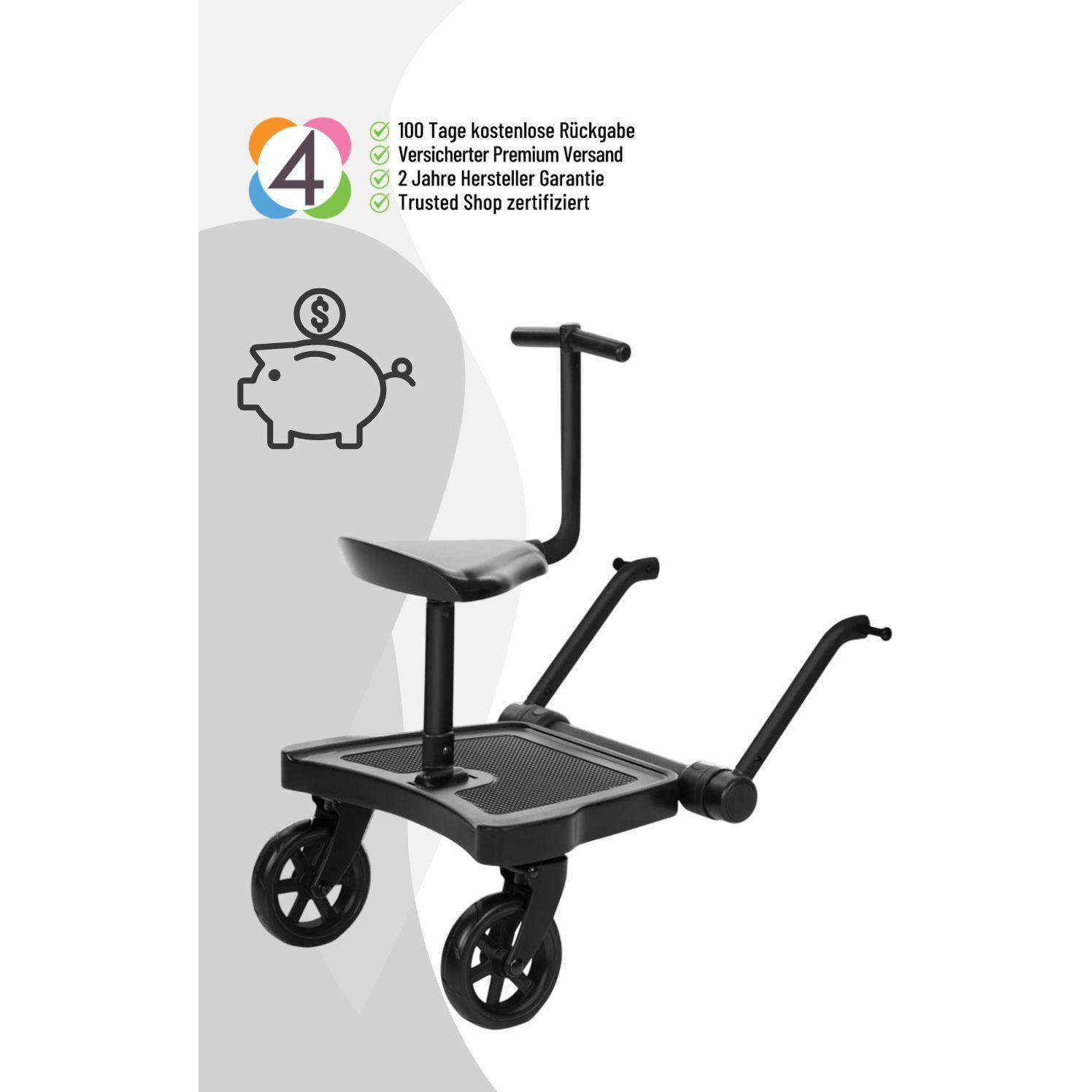 ABC Design, Kinderwagen Zubehör, ABC Trittbrett Kiddie Ride On 2 mit Sitzeinheit