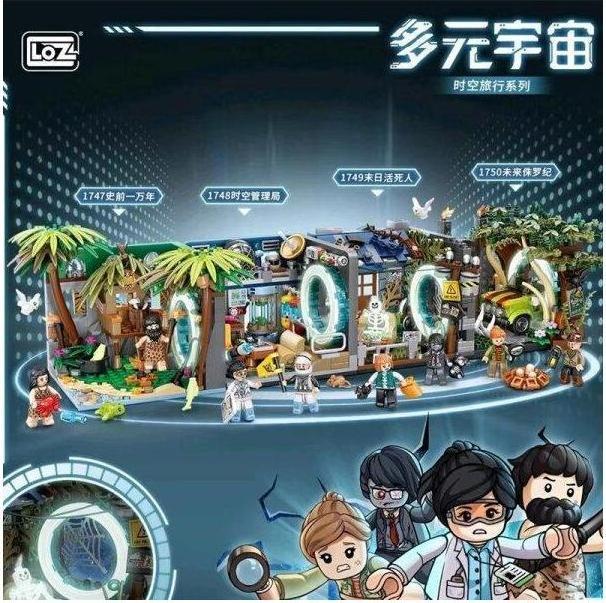 Produktbild LOZ 1750 - Ideas Multiverse 44 Portalreise Dino