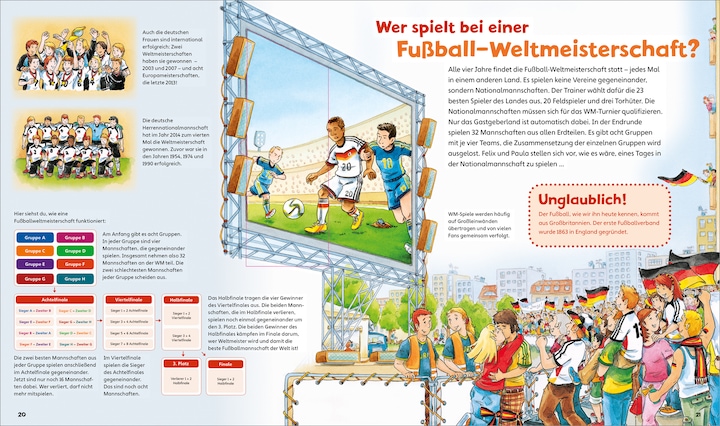 Produktbild Bookii WAS IST WAS Junior Auf geht's zum Fussball! (Deutsch, Christina Braun, Martin Lickleder, Claudia Kaiser, Dr. Andrea Beständig, Dirk Hennig, 2018)