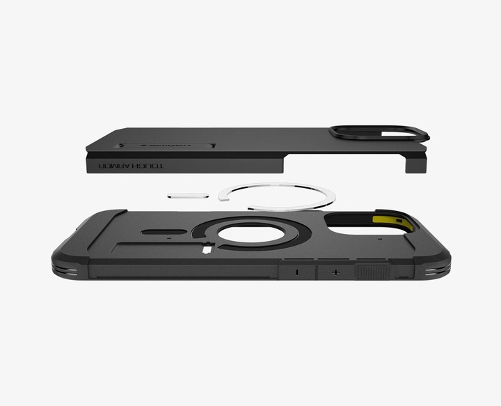 Immagine prodotto Spigen Tough Armor MAG iPhone 16 Pro Max MagSafe nero ACS08013 (Apple iPhone 16 Pro Max)