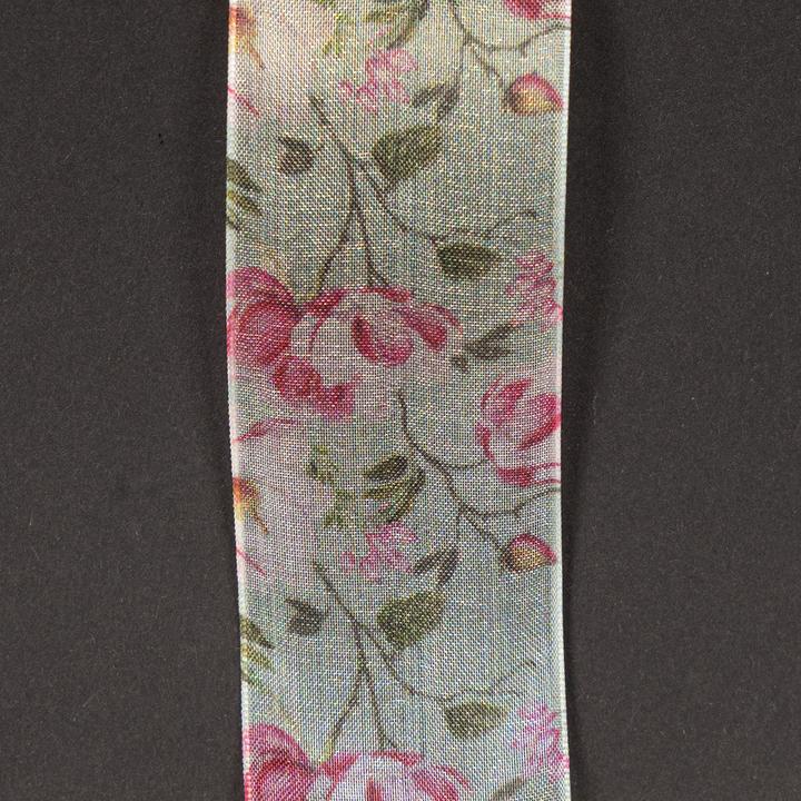 Image du produit Viana Geschenkband mit Blumenmuster (1x)