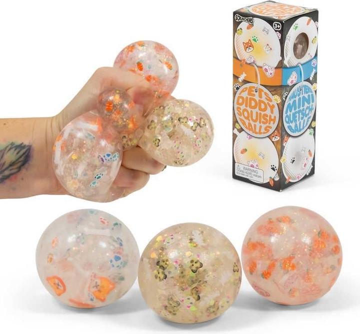 Norimpex Set mit drei Anti-Stress-Bällen von Animals