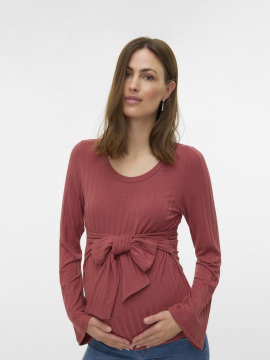 Actual product image Mamalicious Normal geschnitten U-Ausschnitt Top Bluse (M)