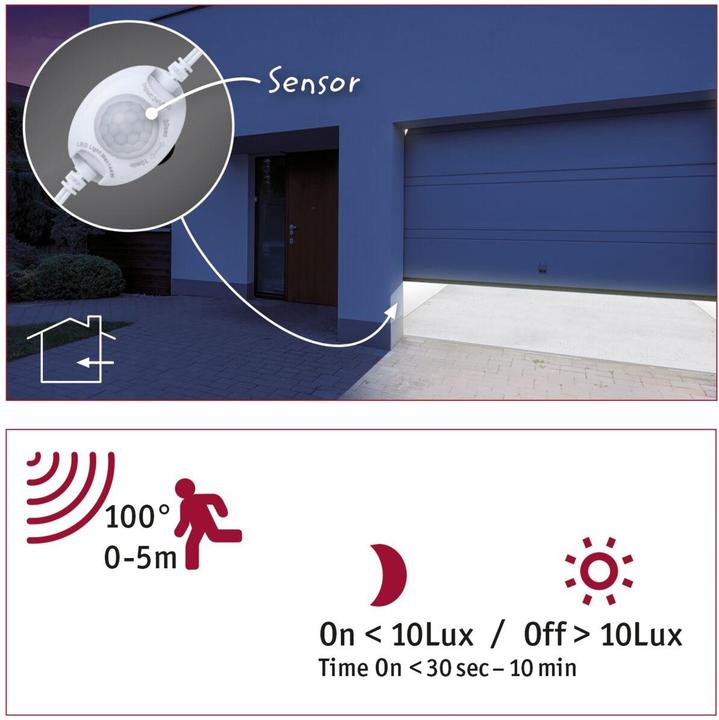 Actual product image Paulmann MaxLED Night PIR Sensor