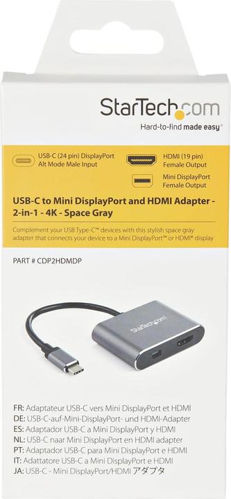 Actual product image StarTech .com USB C Multiport Video Adapter (USB-C, 15.20 cm)