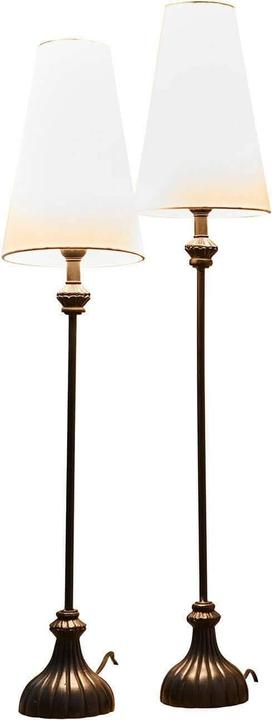 Produktbild Loberon Tischlampe 2er Set Ambrosse schwarz/creme (E27)