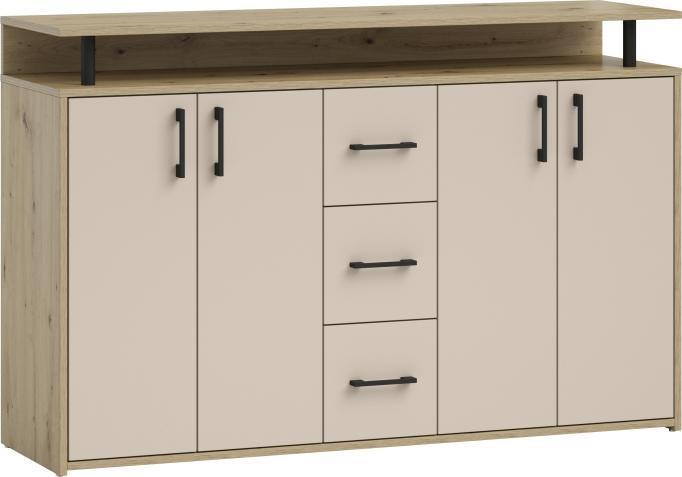 Artisan Holznachbildung, Braun, Grau, Kaschmir