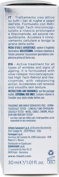 Actual product image Rilastil Multirepair Retinol Tech Smoothing Serum (30 ml)