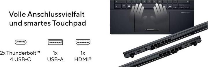 Productafbeelding ASUS Zenbook Duo (14", Intel Core Ultra 9 285H, 32 GB, 1000 GB, DE)