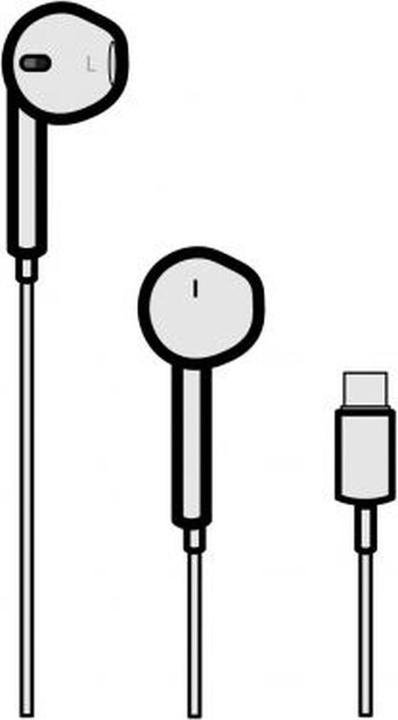 Actual product image Apple EarPods (USB-C) (No noise cancellation, Cable)