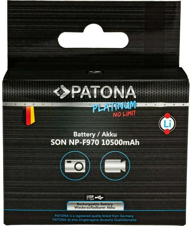 Image du produit Patona Platine USB-C Sony NP-F970 (Batterie de l'appareil photo)