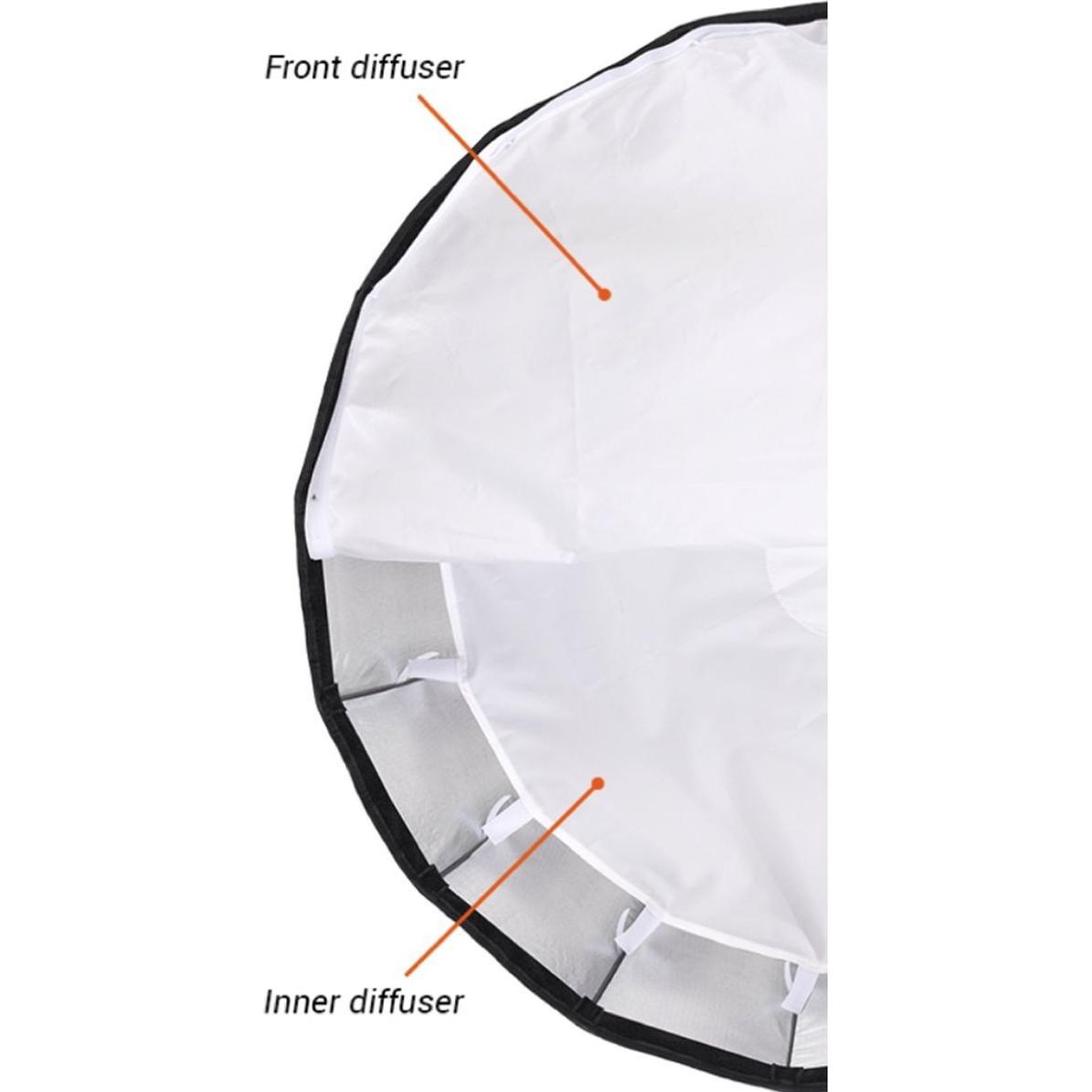 Godox Diffusore esterno bianco QR P70 (Diffusore per flash), Accessori per flash, Bianco