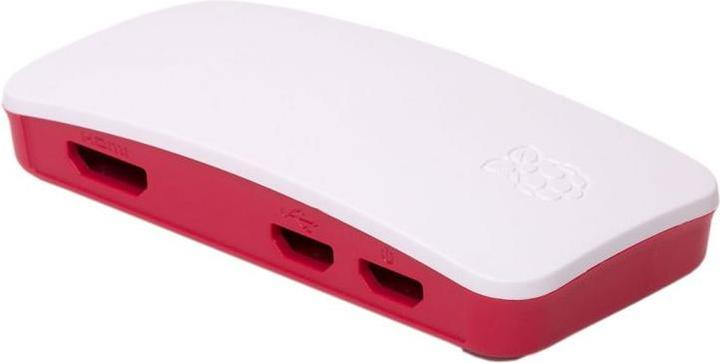 Actual product image Berrybase Official housing for Raspberry Pi Zero red/white