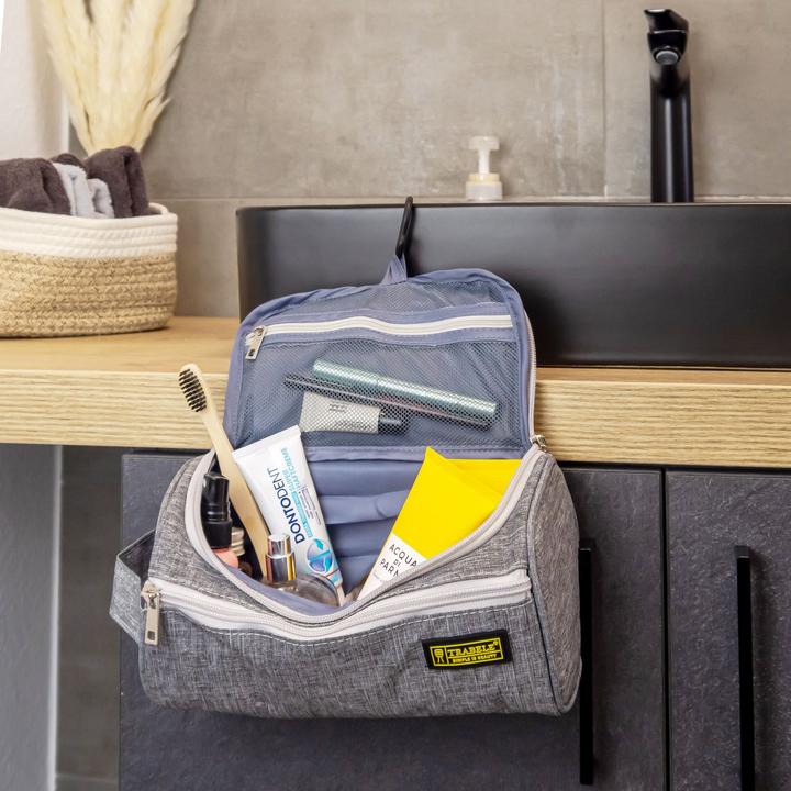Actual product image Intirilife Toilet bag in GREY