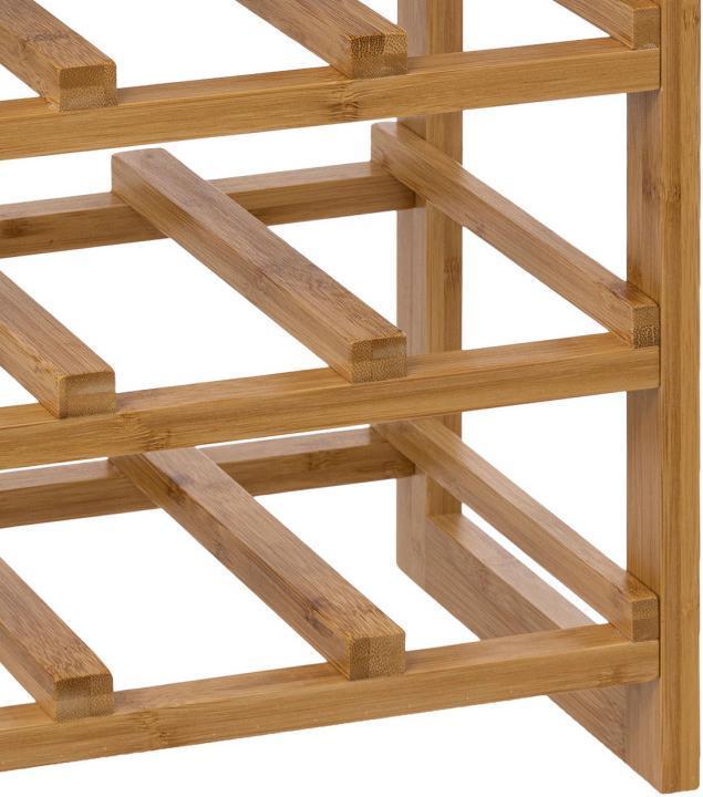 Actual product image 5Five Wine rack for 12 bottles - Bamboo (12 Fl.)