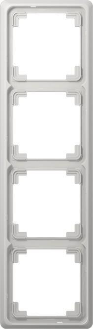 Actual product image JUNG Mounting frame 4f lgr glz CD / CD PLUS Kst CDP584LG