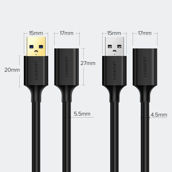 Image du produit Ugreen USB A—Usb A (1 m, USB 3.0)