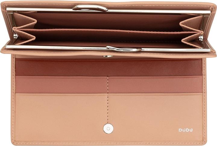 Actual product image Dudu Chiloé wallet RFID protection leather 19.5 cm
