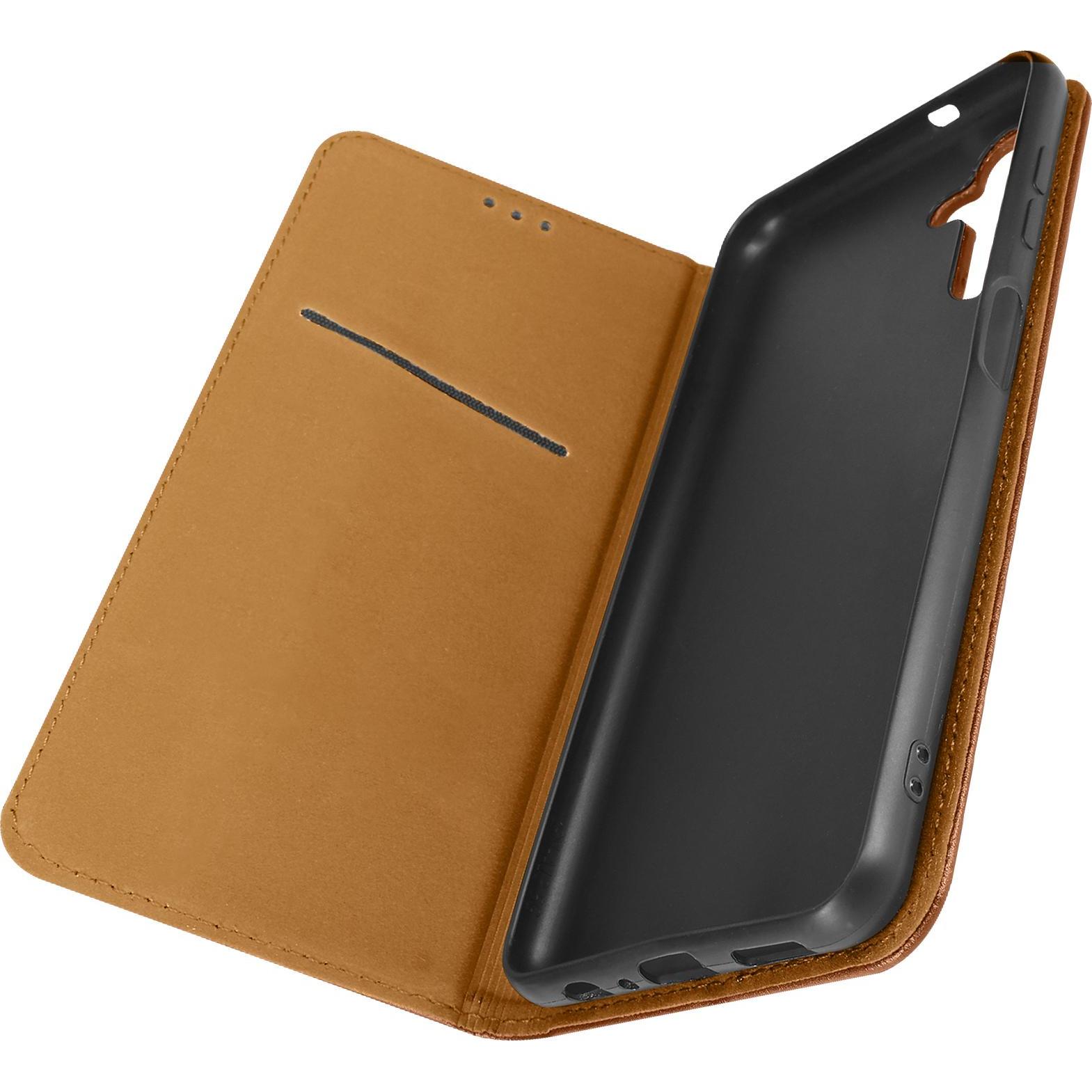 Avizar Kunstleder Series (Samsung Galaxy A04S, Samsung Galaxy A13 5G), Smartphone Hülle, Braun