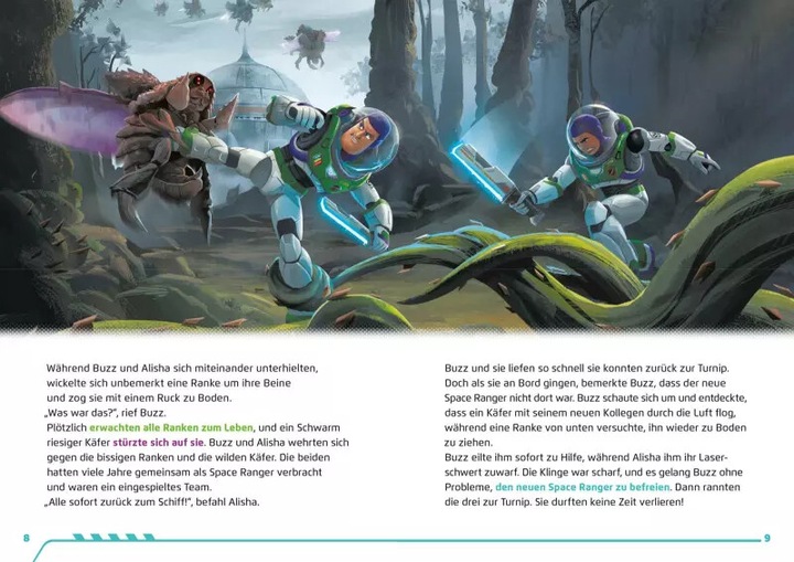 Actual product image Buzz Lightyear: Book for the movie (German, 2022)