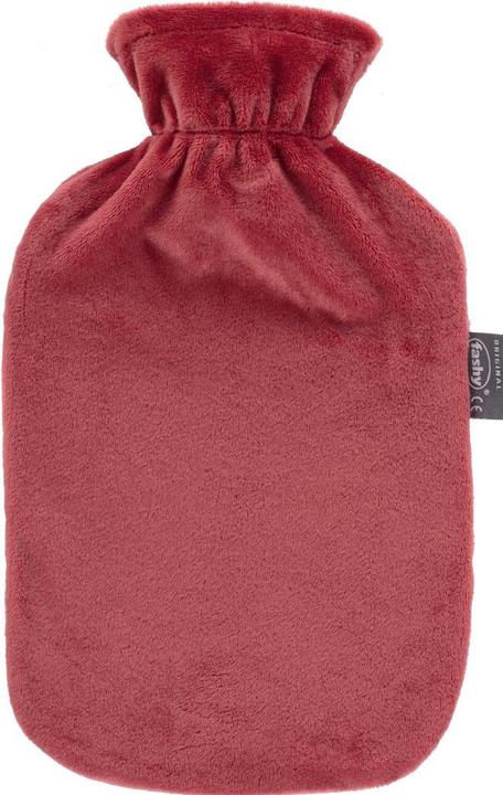 Immagine prodotto Fashy Bottiglia dell'acqua calda da 2l in pile rosso ruggine (2 l)