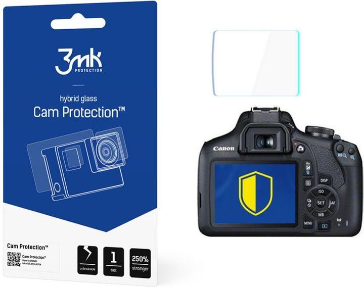 3MK Cam Protection protective glass for Canon EOS 2000D (Screen protector, EOS 2000D)