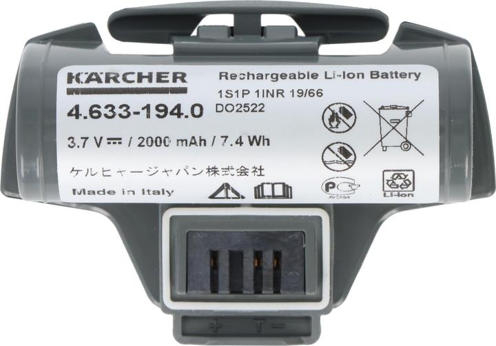 Actual product image Kärcher Exchangeable battery WV5
