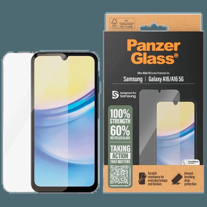 Actual product image PanzerGlass Ultra-Wide Fit (1 pcs., Samsung Galaxy A16, Samsung Galaxy A16 5G)