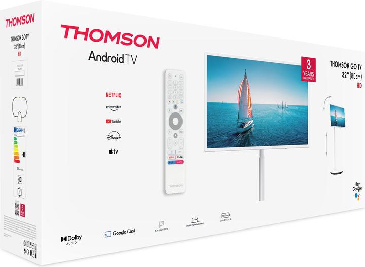 Immagine prodotto Thomson 32HA4M44 Smart TV 32 Pollici HD (32", HD 768p)