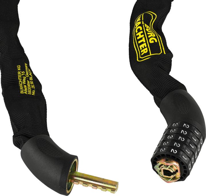 Produktbild Burg Wächter Kettenschloss 280 C 90 BLACK (90 cm)