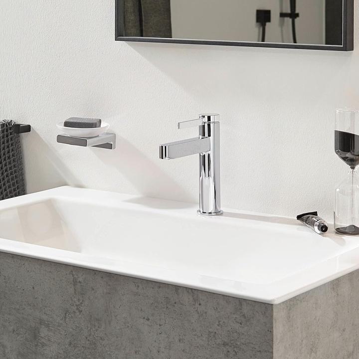Produktbild hansgrohe FINORIS 110 Waschtisch Armatur, mit Push-Open Ablaufgarnitur, chrom