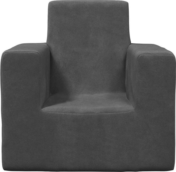 Actual product image vidaXL Children's sofa anthracite soft plush (Children sofa)