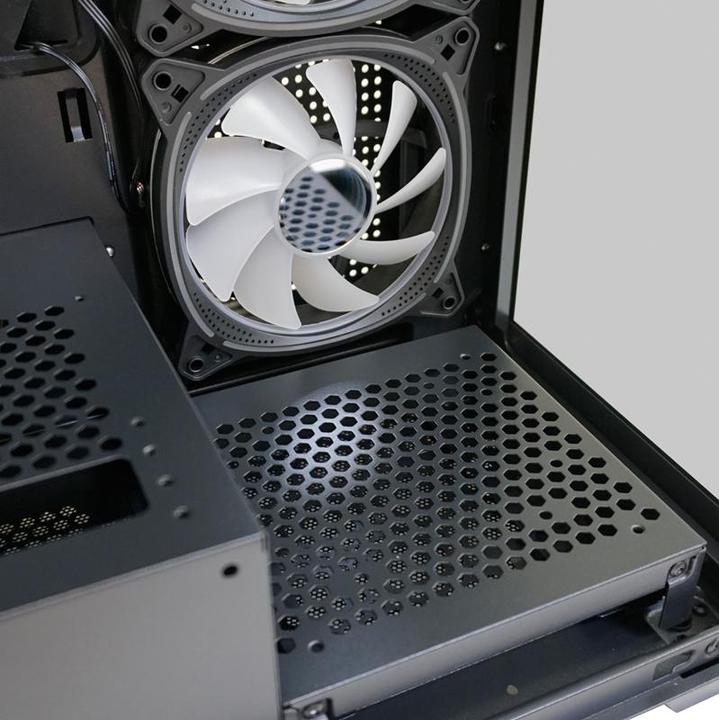 Produktbild LC-Power Geh?use MidiTower 715B black USB3.2/Audio,o.Netzteil,SEAMLESS X (Mini-ITX, ATX, mATX)