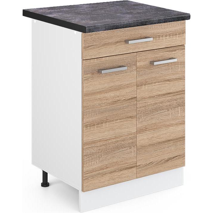 Vicco, Regal, Küchenunterschrank R-Line (60 x 60 x 81.5 cm)