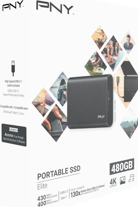 Image du produit PNY Elite (0.48 To)
