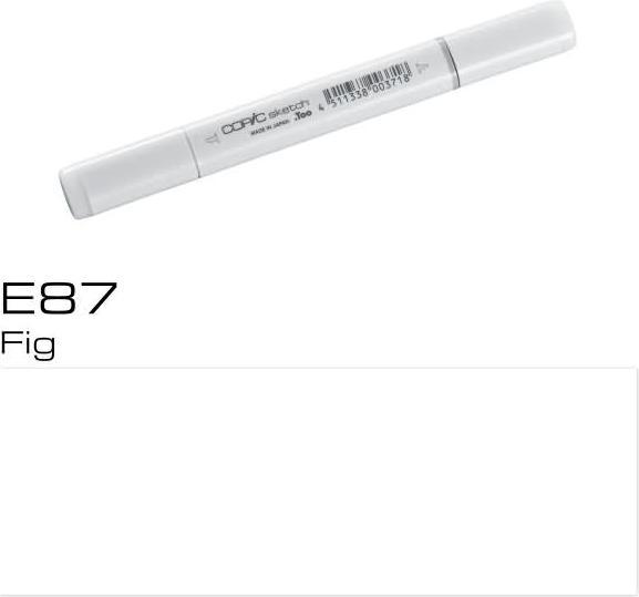 Image du produit Copic Sketch type E - 87 (E87 - Fig, 1 x)