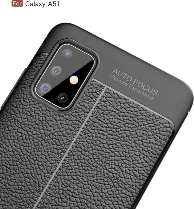Produktbild Screenguard Samsung Galaxy A51 4G Hülle Leather Design TPU Cover (Samsung Galaxy A51)