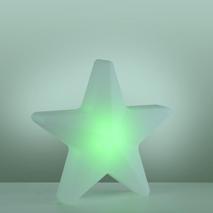 Produktbild Just Light Aussenleuchte AKKU STAR Gartenlampe, Aussenleuchte Erdspiess, opal weiss (172 lm, IP44)