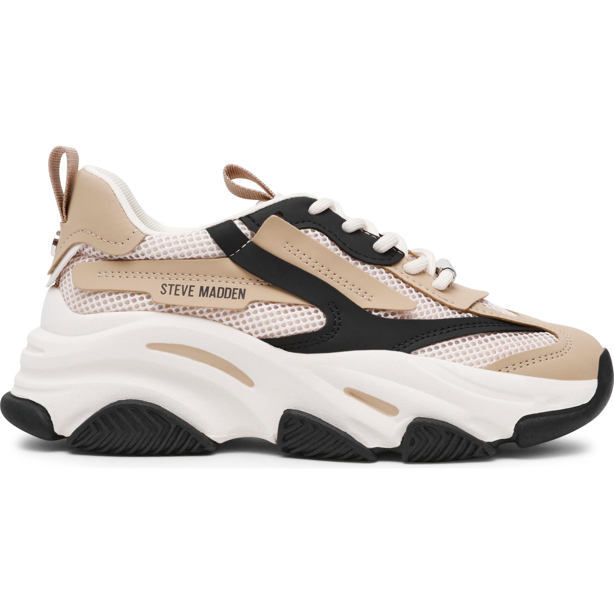 Steve Madden, Damen, Sneaker, Possession-E, Silber, (37)