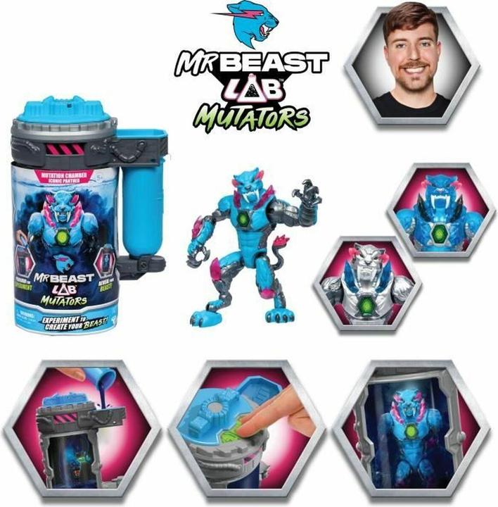Productafbeelding Moose MR BEAST LAB actiefiguren (Mutator) - ICONIC PANTHER