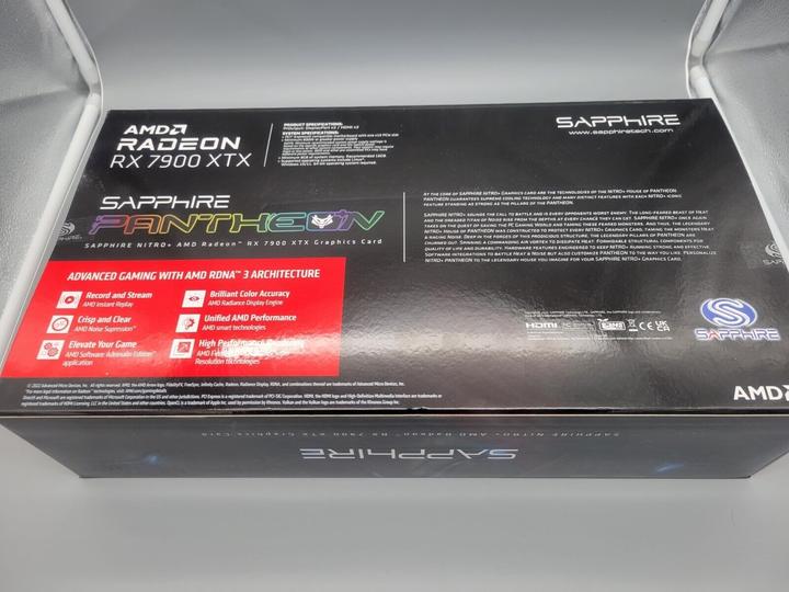 Actual product image Sapphire Nitro+ Radeon RX 7900 XTX Vapor-X (24 GB)