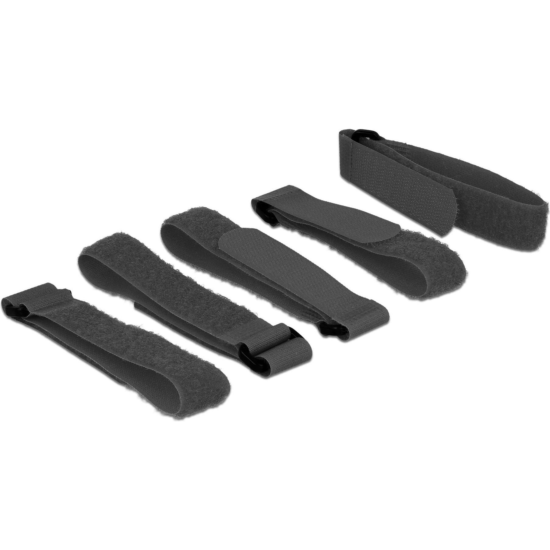 Delock, Kabelbinder, Klettverschluss (Klettkabelbinder, 300 mm, 5 Stk.)