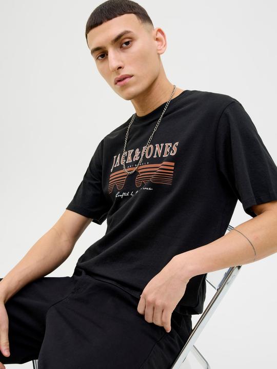 Actual product image Jack & Jones Gedruckt Rundhalsausschnitt T-shirt T-shirt (L)