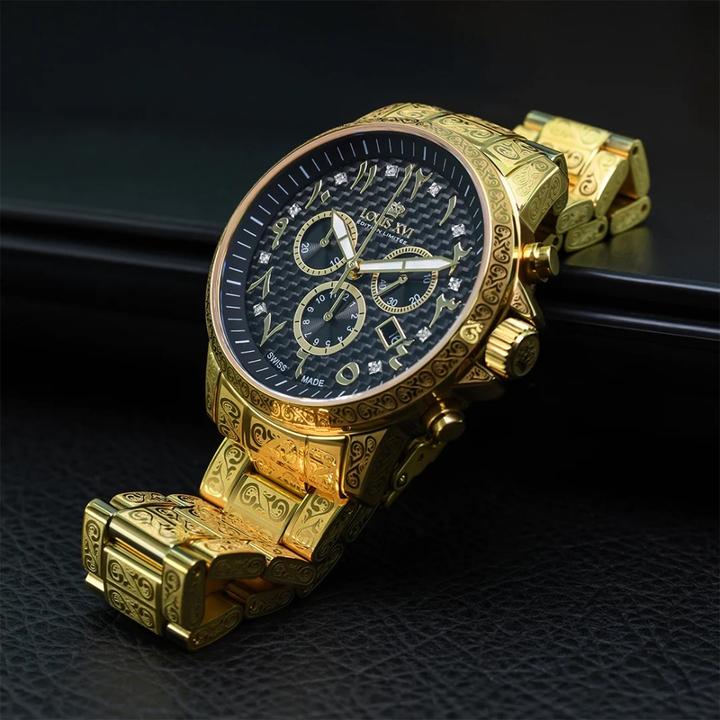 Actual product image Louis XVI LXVI1094 Palais Royale Arabic (Analogue wristwatch, Swiss made, Chronograph, 43 mm)