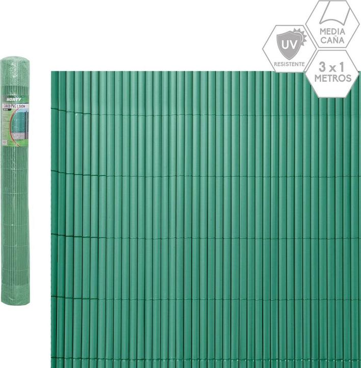 Produktbild BigBuy Sichtschutz grün PVC Kunststoff 3 x 1 cm (3 cm)