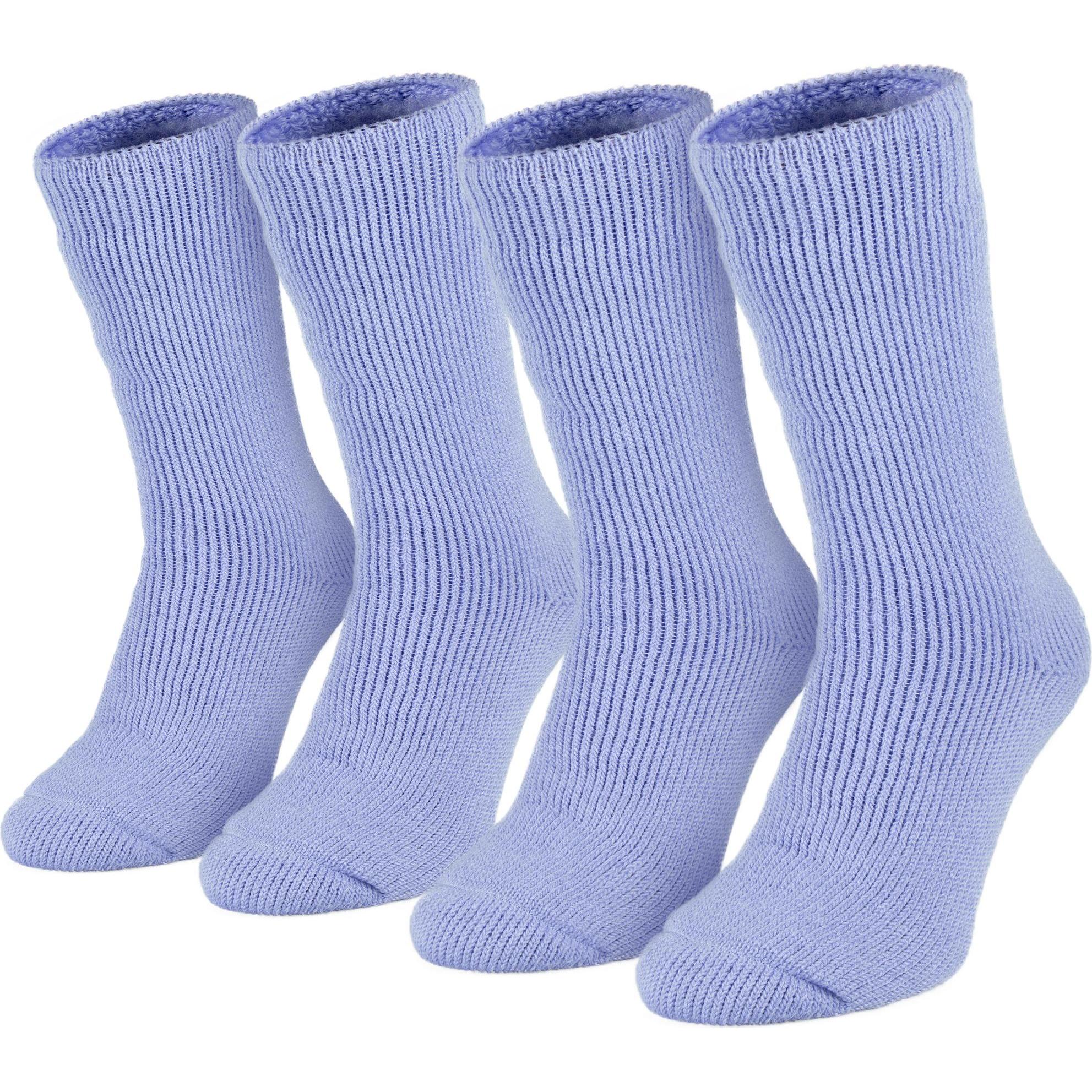 Thumbnail - Black Snake, Damen, Socken, fleecy, Violett, (4er Pack, One Size)