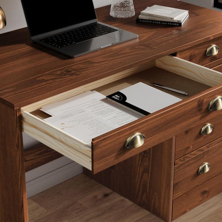 Image du produit IDIMEX Schreitbtisch mit Schubladen LANA