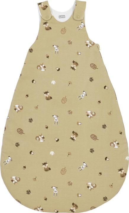 Produktbild Meyco Schlafsack Jersey 2-tlg 50/56 Forest Animals (56 cm, 2.5 TOG, Sommer, Winter, Herbst, Frühling)
